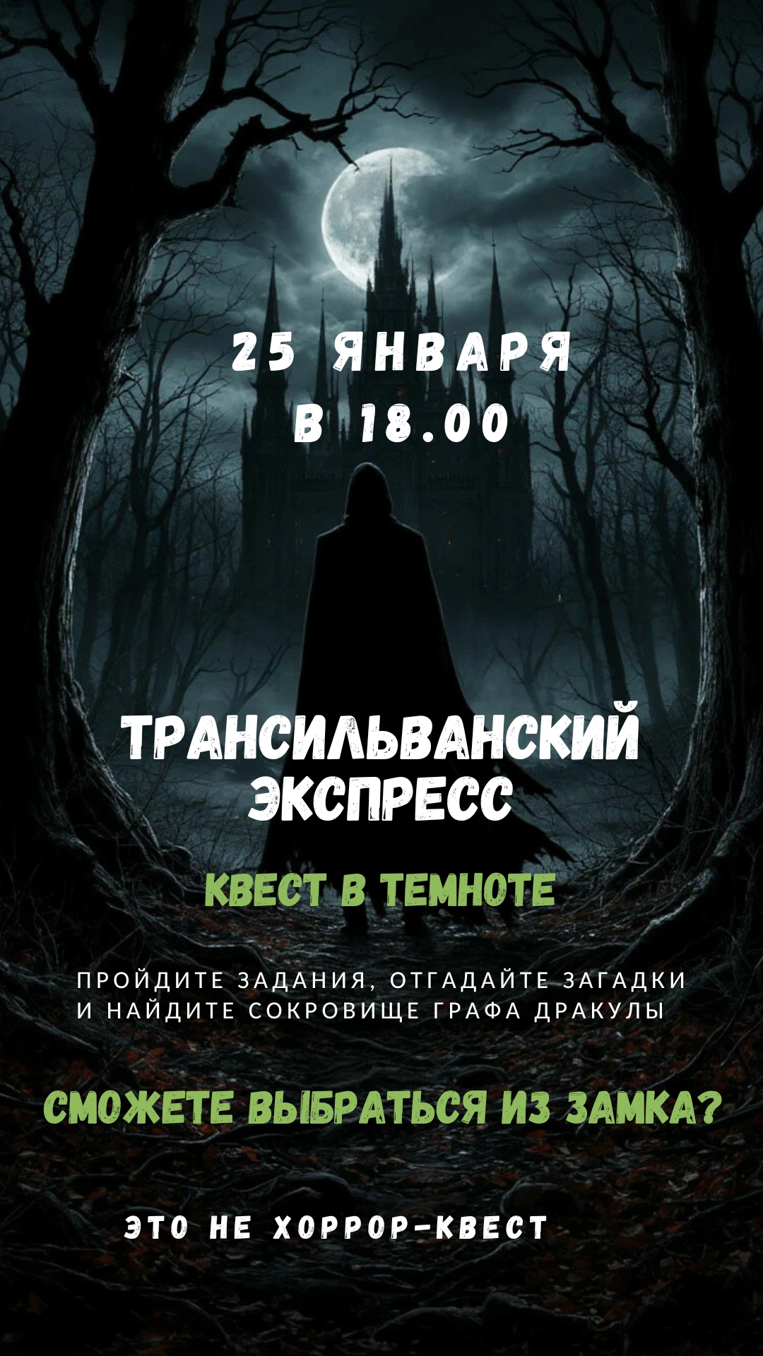 Квест-приключение 'Трансильванский экспресс' в Минске