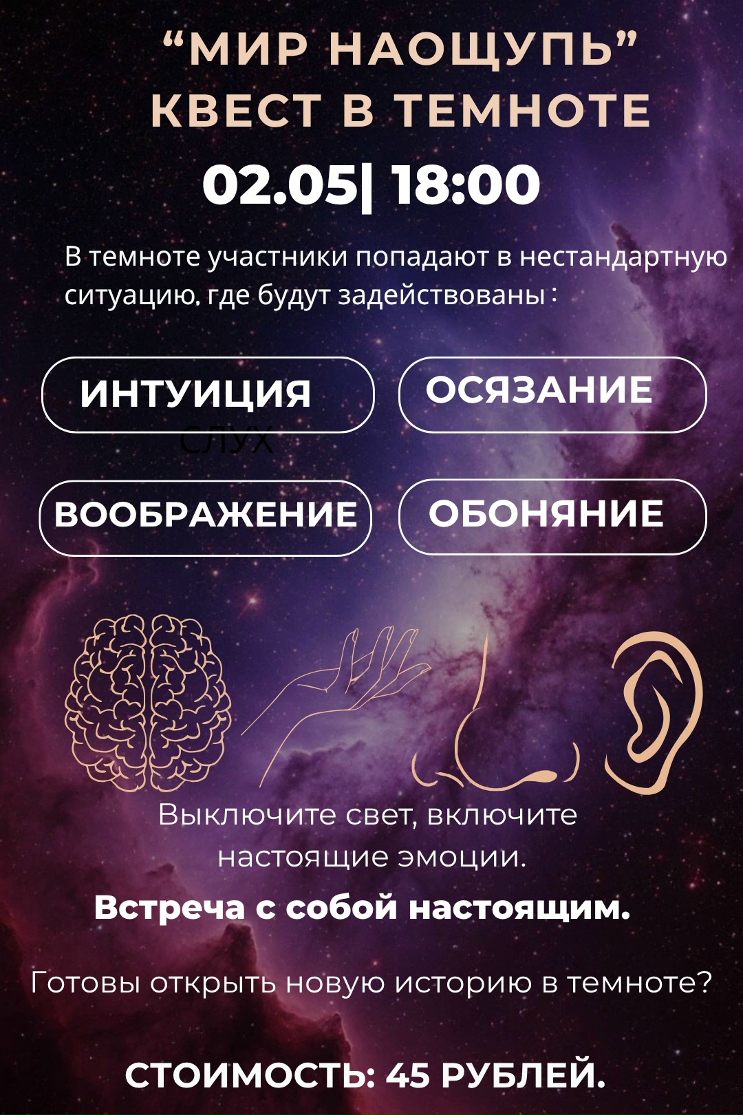 Интерактивная программа в темноте «Мир НАОЩУПЬ»