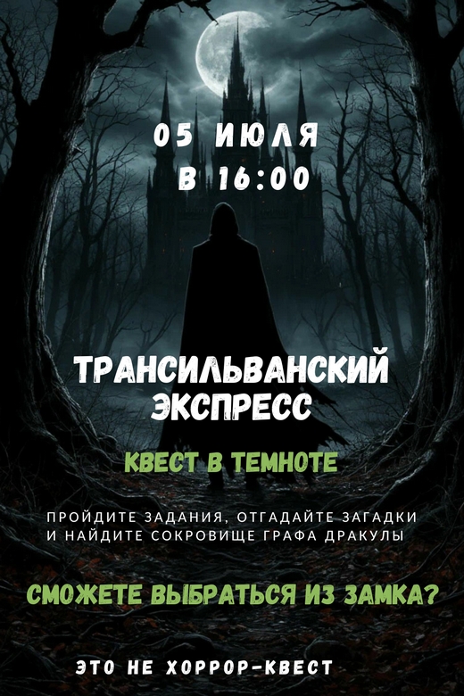 Intelligence Quest in the Dark 'Transylvania Express'