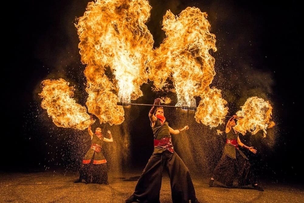 明斯克植物园凤凰火焰节