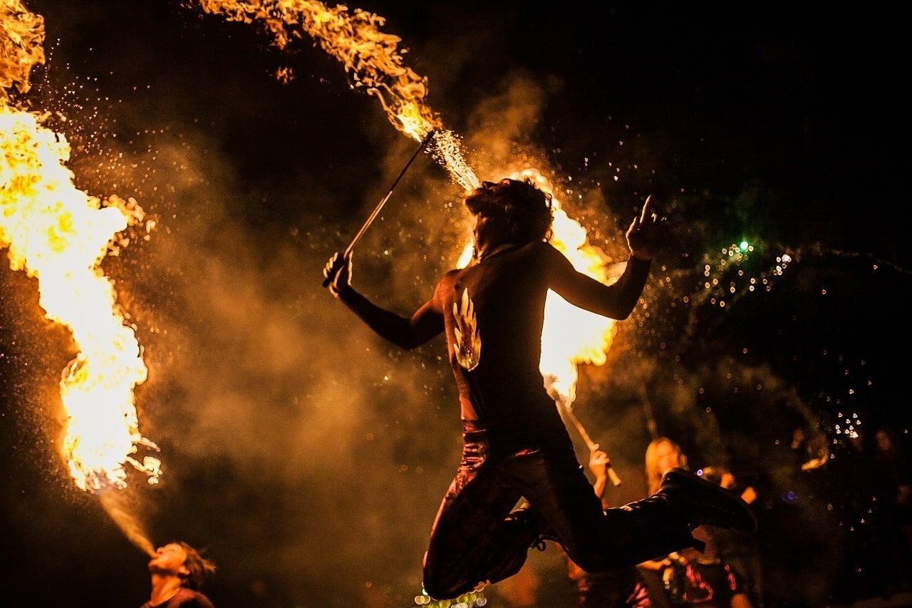 Phoenix Fire Festival in Minsk Botanical Garden