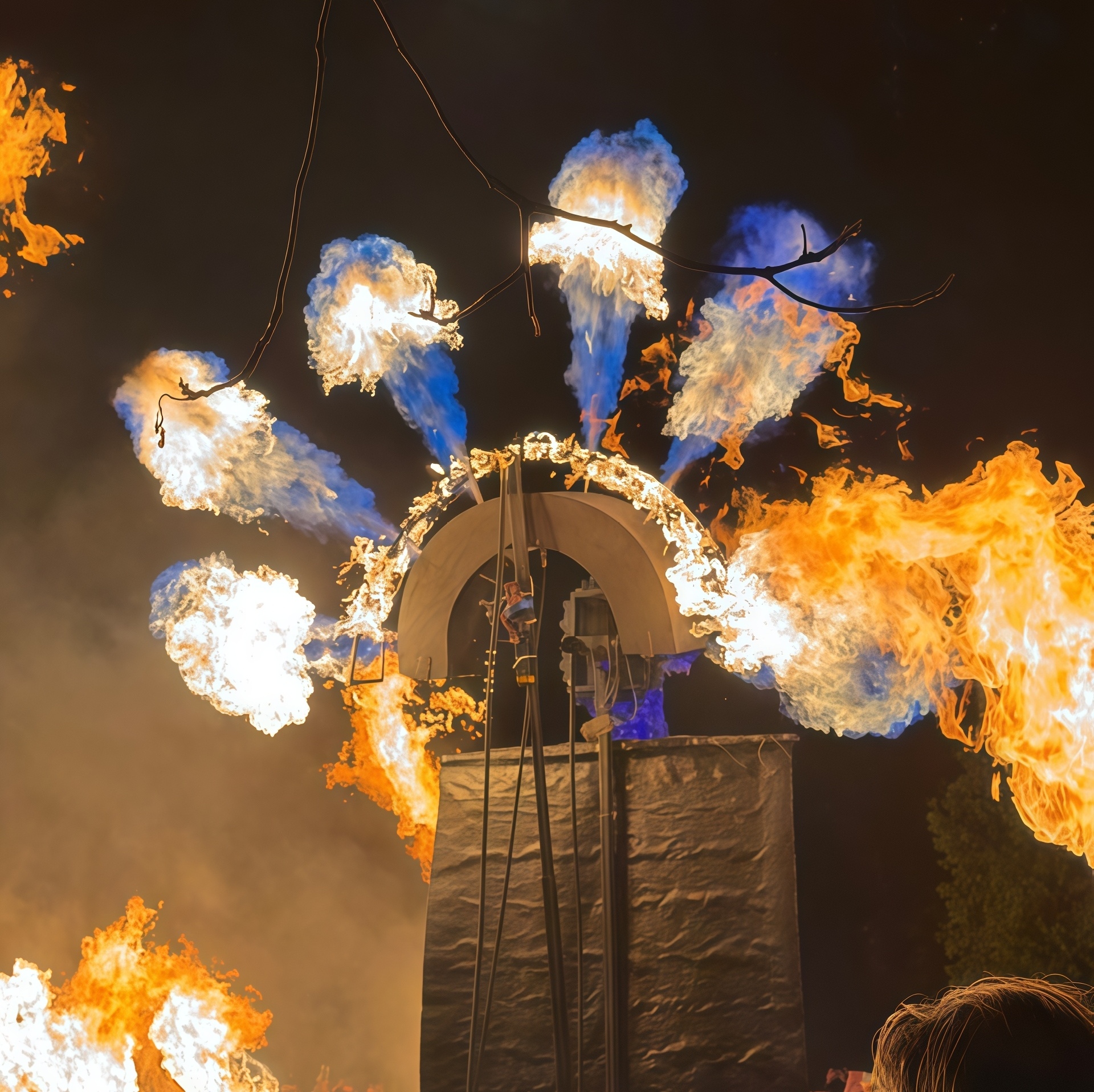 Fire Festival 'Phoenix' in Minsk Botanical Garden