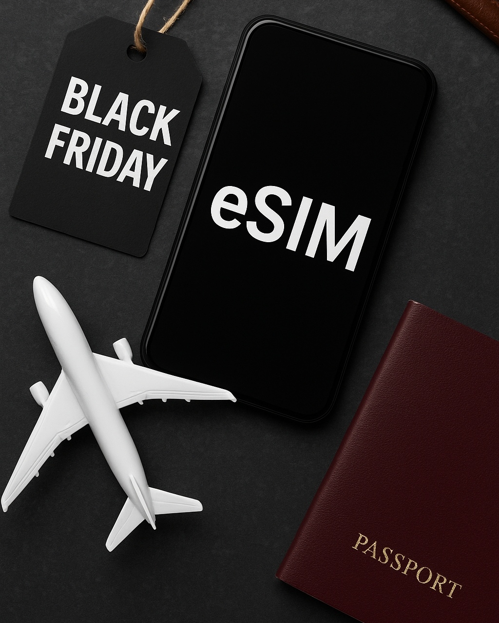 Экономьте на цифровом eSIM для путешествий за границу с акцией BLACK FRIDAY