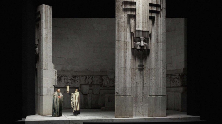 Premiere of the opera 'Nabucco' at the Bolshoi Theatre of Belarus